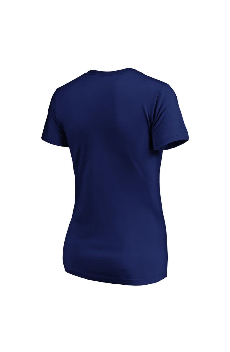 FANATICS Women's Fanatics Navy Toronto Maple Leafs Total Shine V-Neck T-Shirt, Alternate, color, Navy