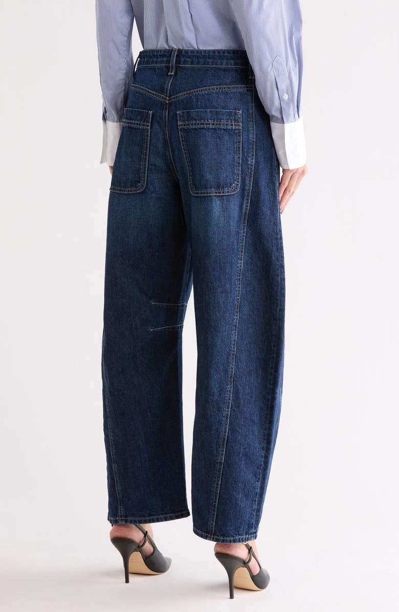 TWP High Waist Barrel Leg Jeans, Alternate, color, 