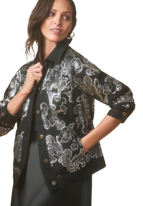 Classic Cotton Denim Jacket (Plus)