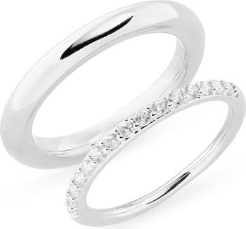 Demi Fine Set of 2 Rings