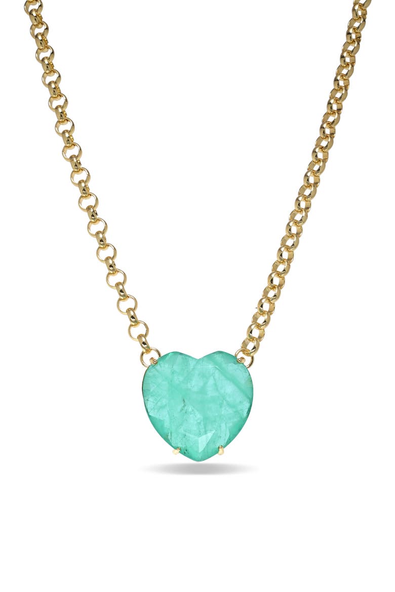 Heart of Eden Pendant Necklace, Alternate, color, GOLD