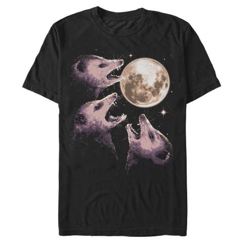 Men's Lost Gods Opossums Moon Call  Graphic T-Shirt