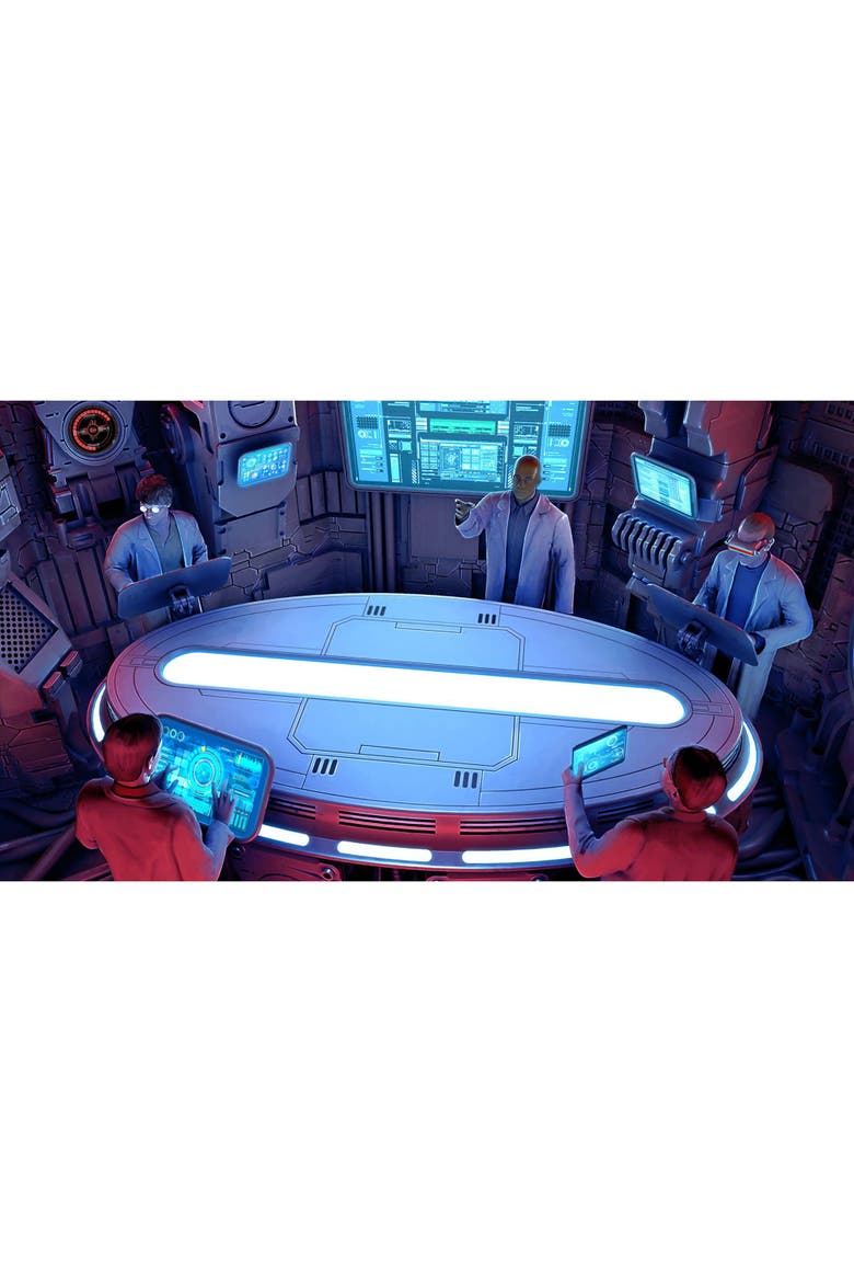 Starship Interstellar Anti Matter Expansion, Alternate, color, Multicolored