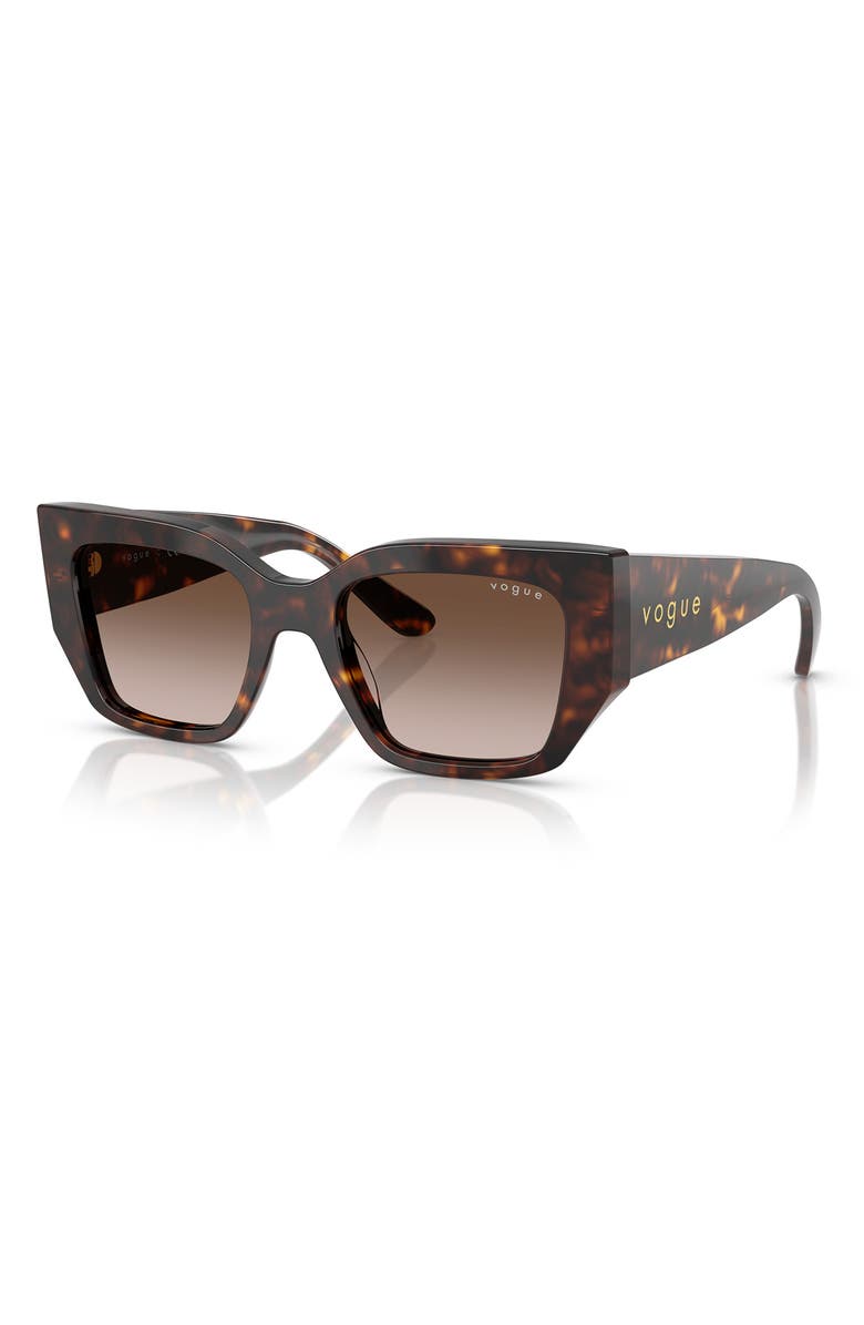VOGUE 51mm Irregular Sunglasses, Alternate, color, 