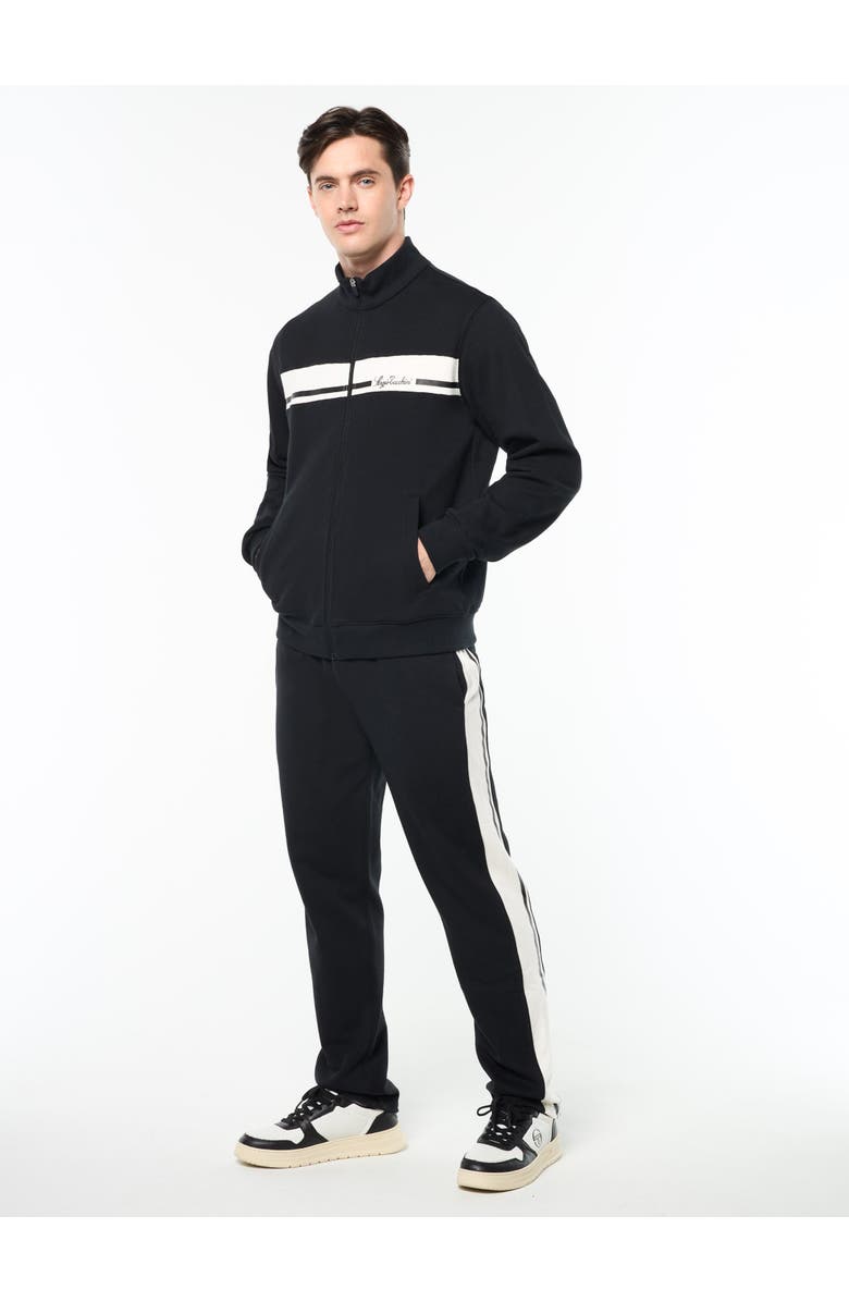 Sergio Tacchini Cursivo Track Jacket, Alternate, color, Black Beauty