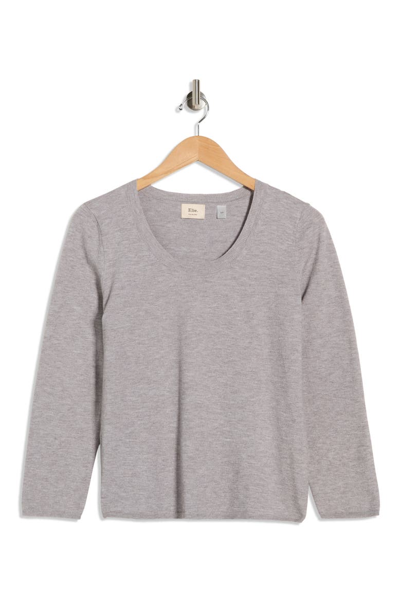 Crewneck Sweater, Alternate, color, FLANNEL