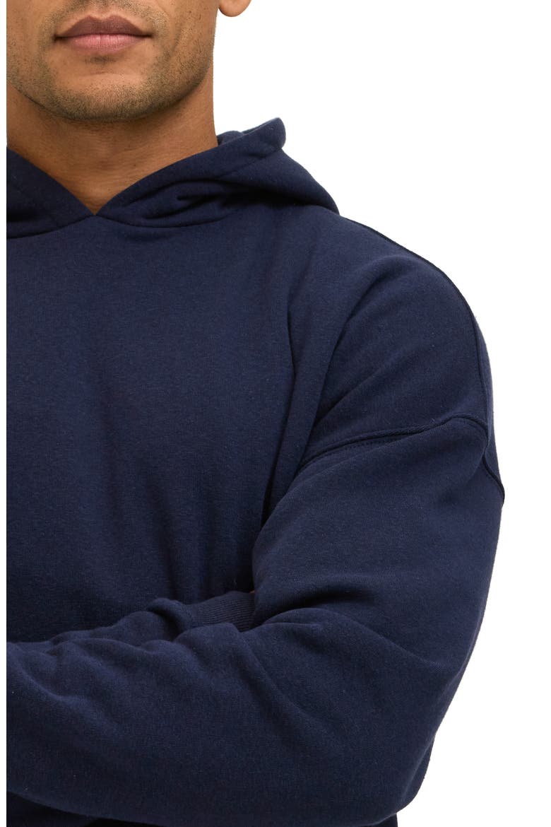 Marcel Oversize Fleece Hoodie, Alternate, color, STARGAZER