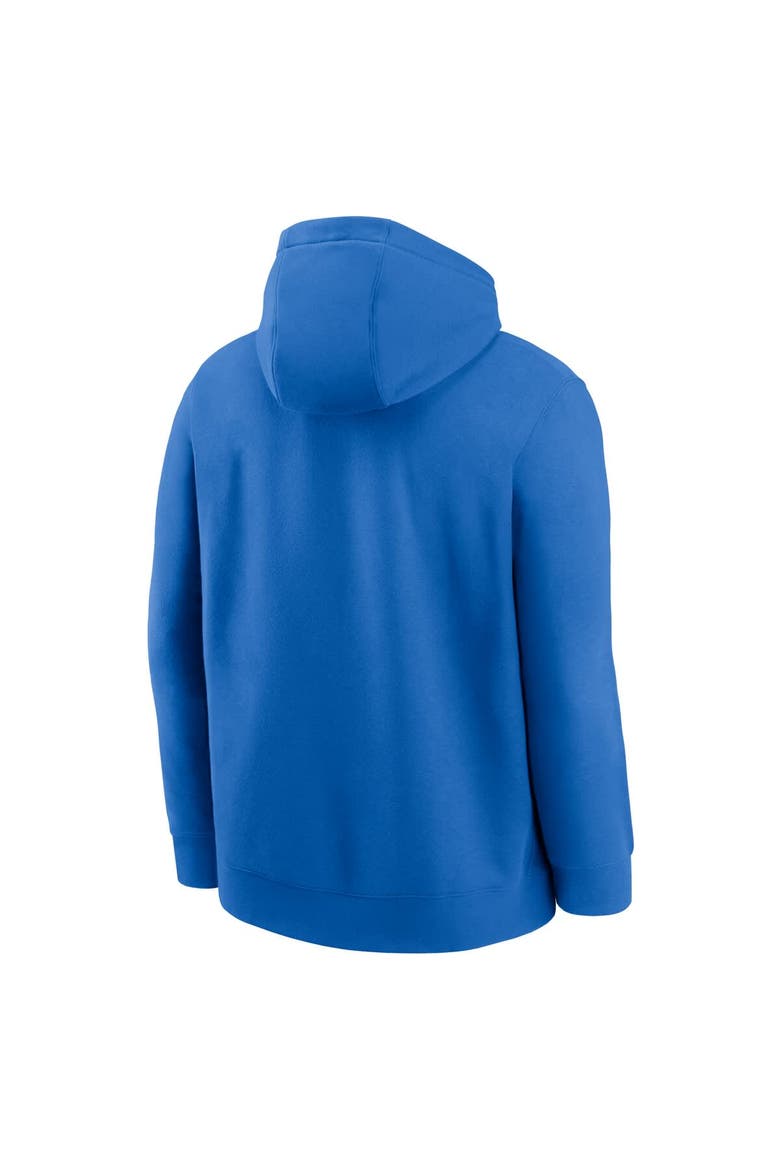 Men's Jordan Brand Blue UCLA Bruins Basketball Icon Club Fleece Pullover Hoodie, Alternate, color, Blue