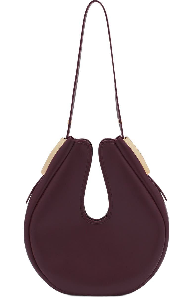 Lanvin Hobo Cymbal Leather Bag, Alternate, color,