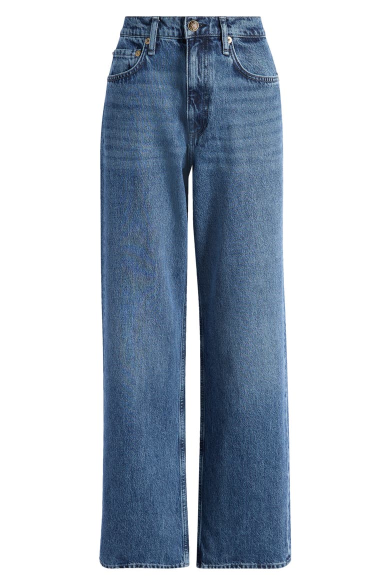 Shea High Rise Relaxed Straight Leg Jeans, Alternate, color, ADELINE