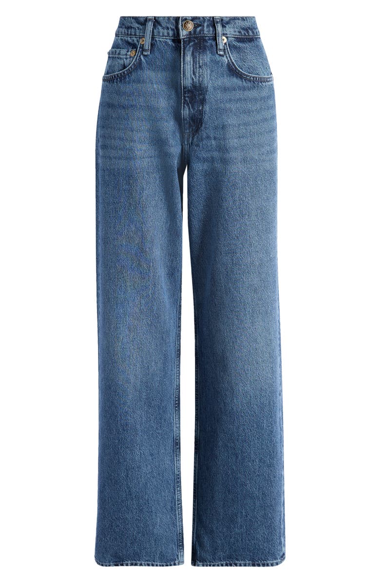 rag & bone Shea High Rise Relaxed Straight Leg Jeans, Alternate, color, Adeline