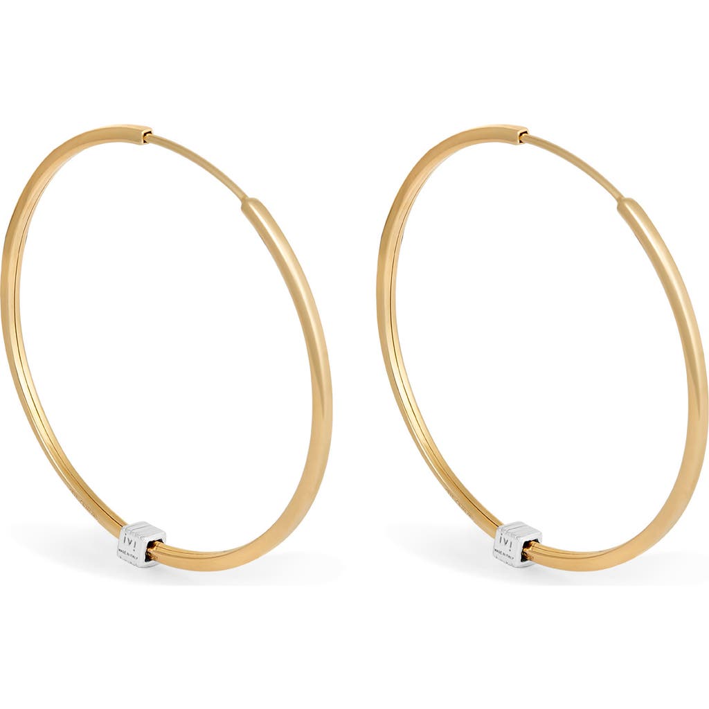 Ivi Los Angeles Large Joia Slim Hoop Earrings