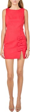 Endless Rose Bow Detail Sheath Minidress