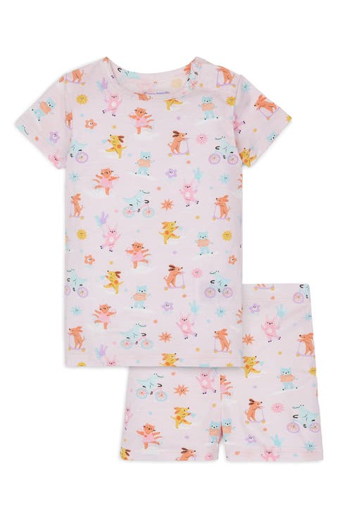 Kids' Playground Pals Print Modal T-Shirt & Shorts Set (Toddler & Little Kid)