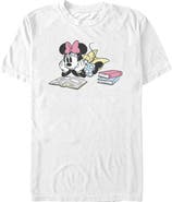Minnie Mouse Men's Reading Books Love Short Sleeve T-Shirt