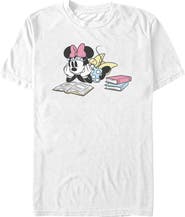 Minnie Mouse Men's Reading Books Love Short Sleeve T-Shirt
