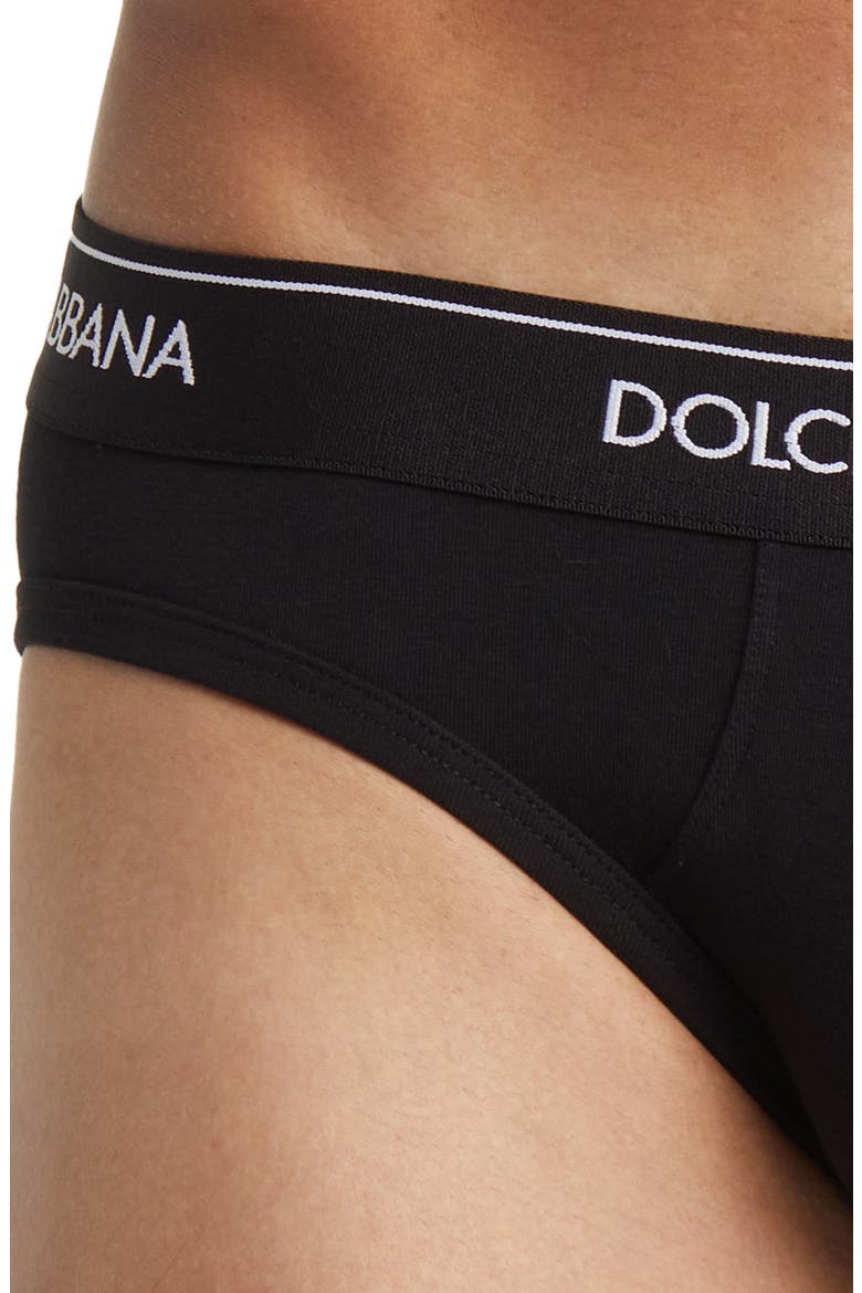 2-Pack Logo Waist Briefs, Alternate, color, BLACK