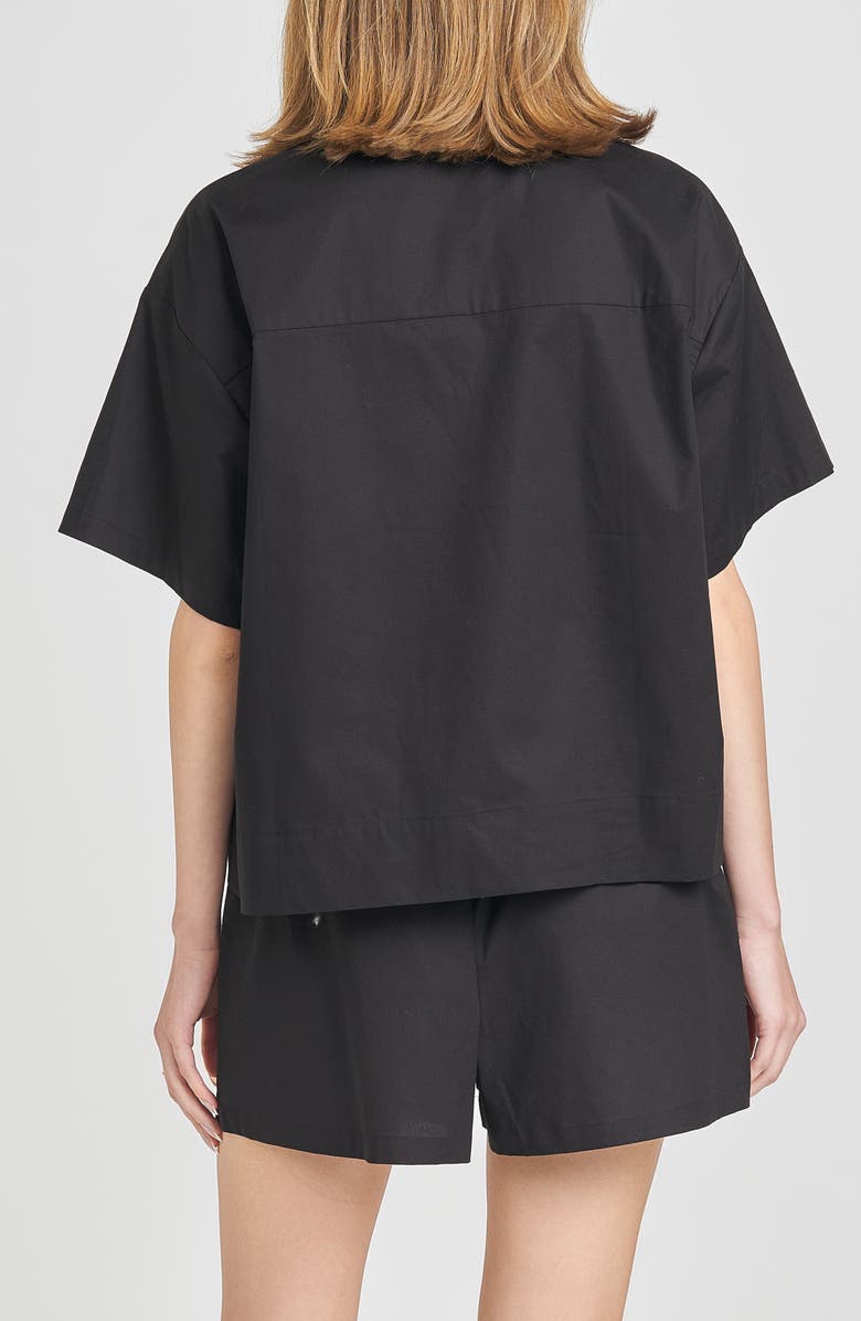 WAYF Tabitha Drawstring Shorts, Alternate, color, Black