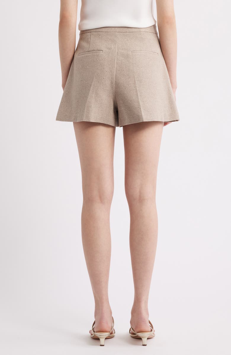 KOBI HALPERIN Cotton Blend Shorts, Alternate, color, Beige