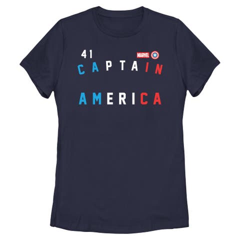 Women's Marvel Forty One Captain  Graphic T-Shirt