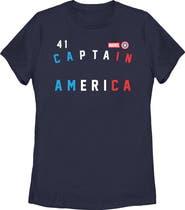 Marvel Women's Marvel Forty One Captain Graphic T-Shirt