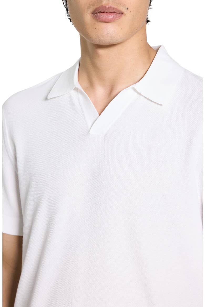Brenan Johnny Collar Polo, Alternate, color, WHITE
