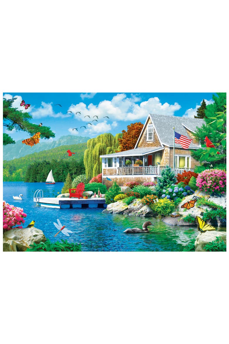 Lakeside Memories 3000pc Puzzle, Alternate, color, Multicolor