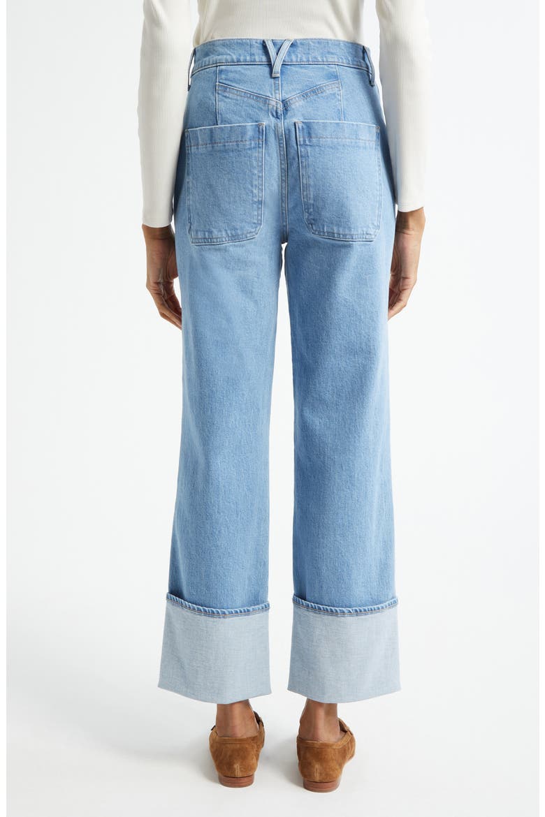 Dylan Cuffed Cargo Jeans, Alternate, color, ICEBERG