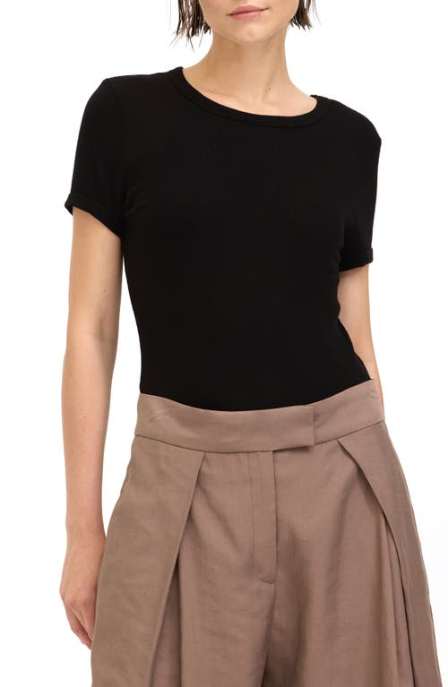 Project Social T Griffith Rib Baby T-shirt In Black