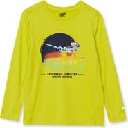 Lands' End Boys Active Long Sleeve Graphic Tee