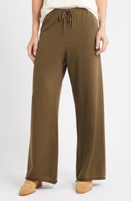 THE GREAT. The Rec Wide Leg Sweater Pants