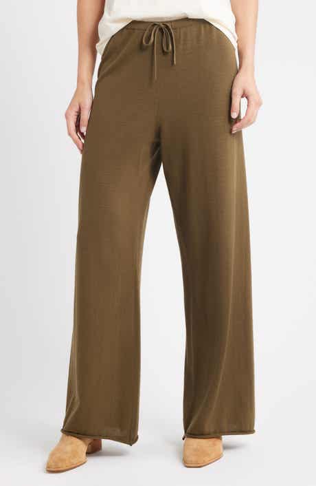 THE GREAT. The Rec Wide Leg Sweater Pants