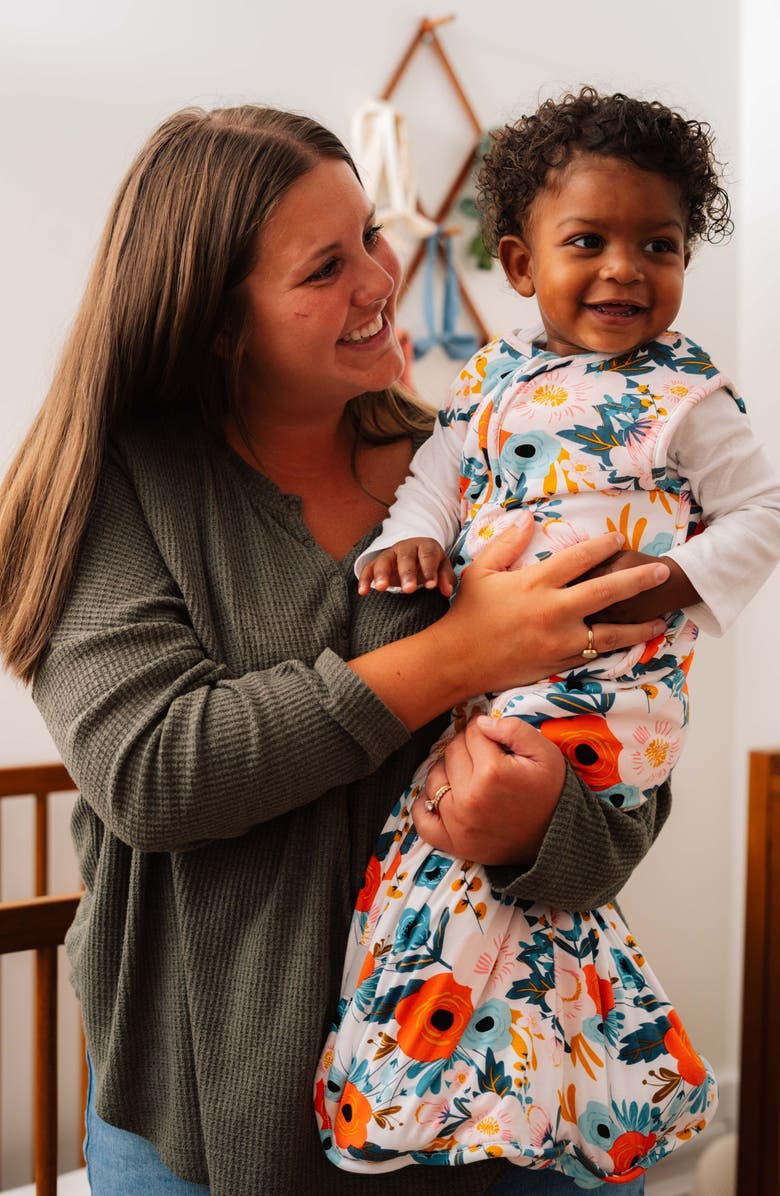 Milk Snob Magnolia Print Sleep Bag, Alternate, color,