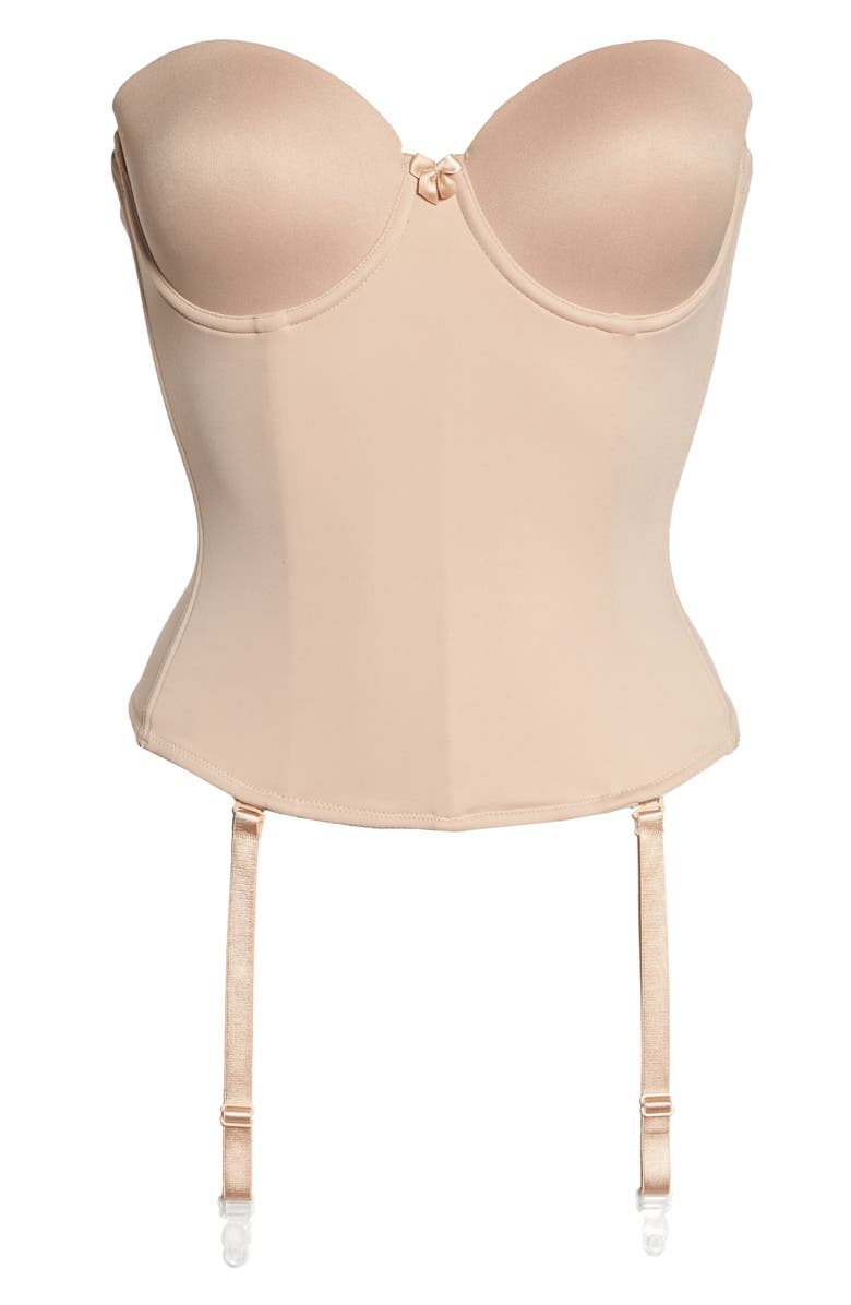 Va Bien Ultra-Lift Low Back Bustier, Alternate, color, 
