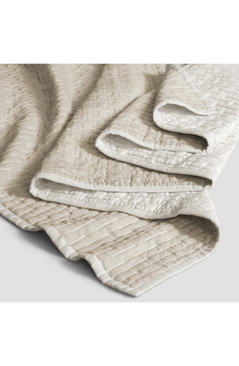 Togas Lassen Bedcover, Alternate, color, Beige