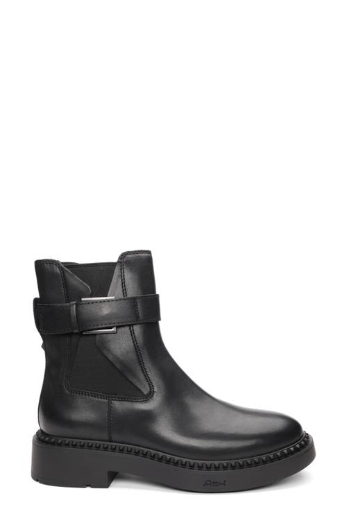 Ash Margot Moto Bootie In Black