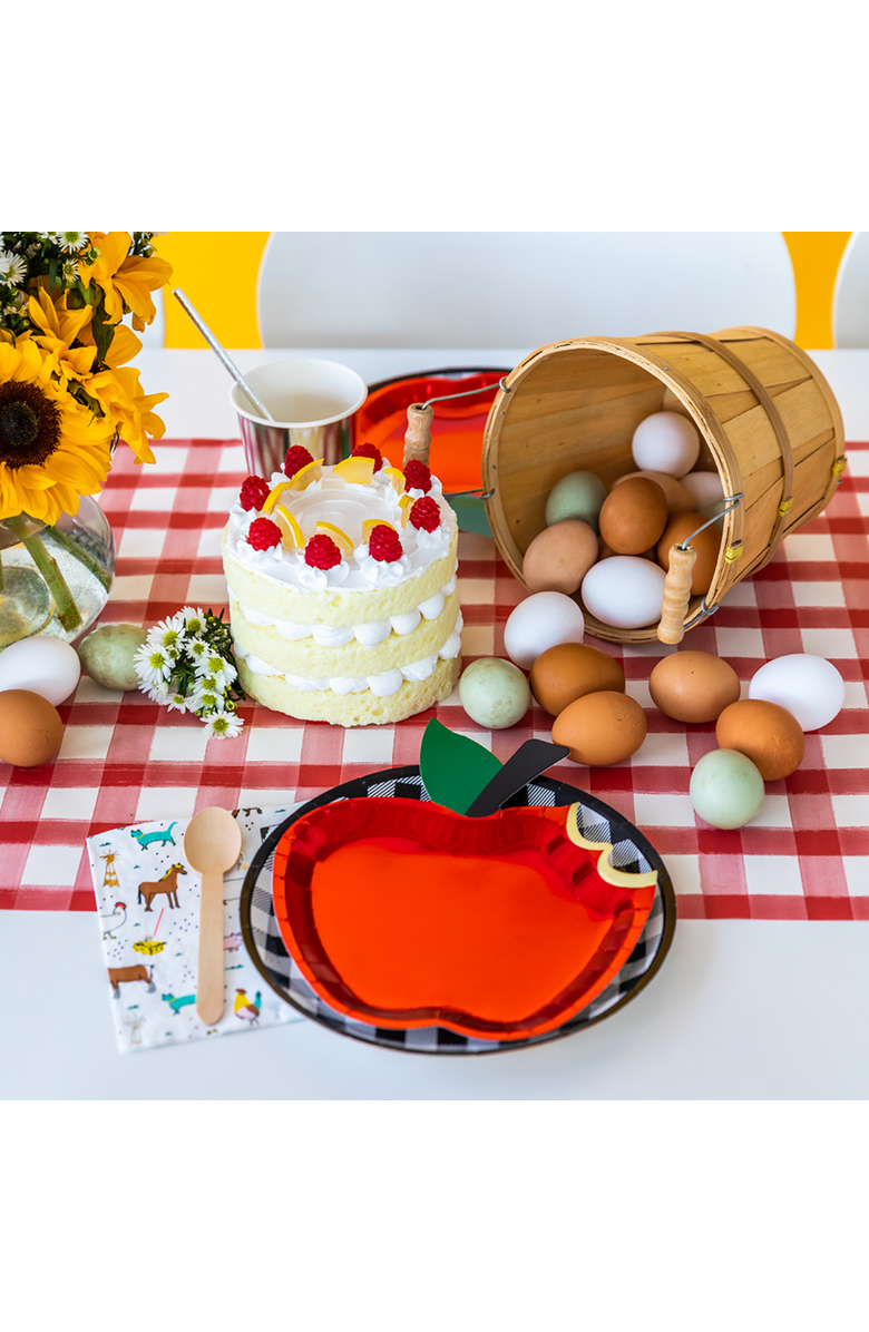 Jollity & Co Apple Dessert Plates, Alternate, color, 