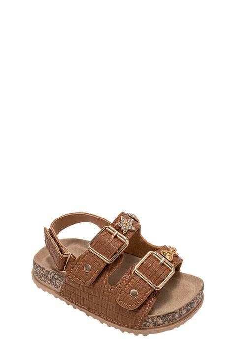 Peached Double Strap Sandal (Walker & Toddler)