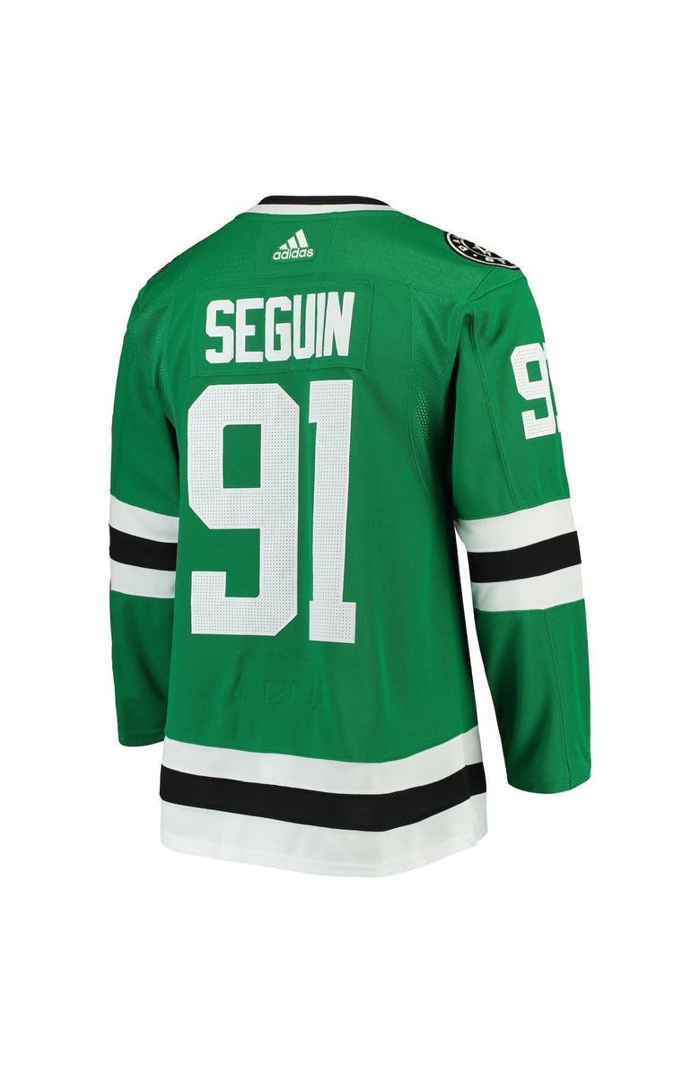 adidas Men's adidas Tyler Seguin Kelly Green Dallas Stars Home Authentic Player Jersey, Alternate, color, 
