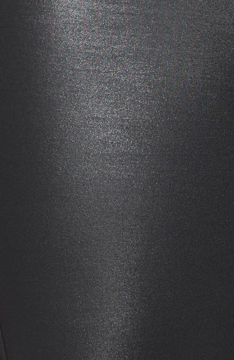 SPLITS59 'Matrix Noir' Mesh Inset Capris, Alternate, color,