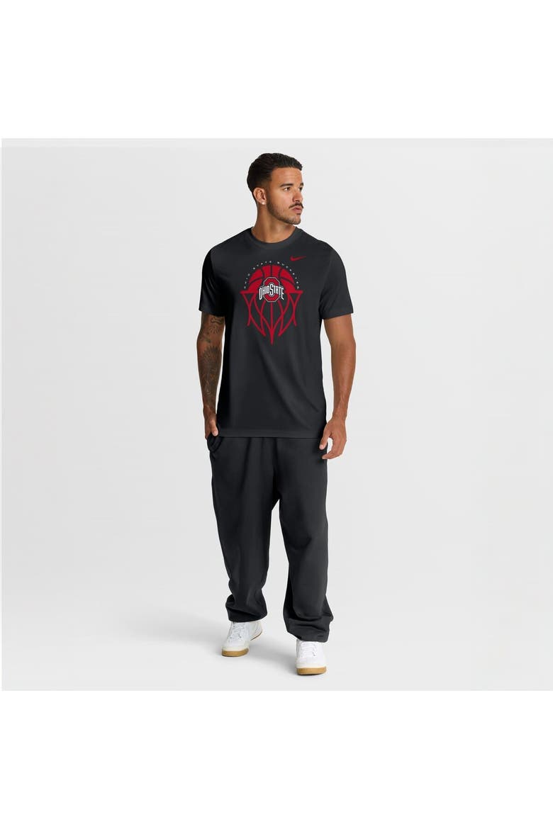Men's Nike Black Ohio State Buckeyes Basketball Icon Legend Dri-FIT T-Shirt, Alternate, color, Black