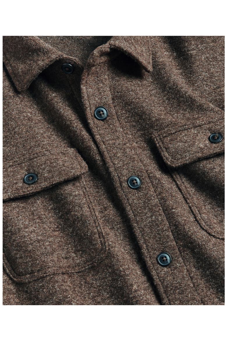 Knit Overshirt, Alternate, color, CHOCOLATE