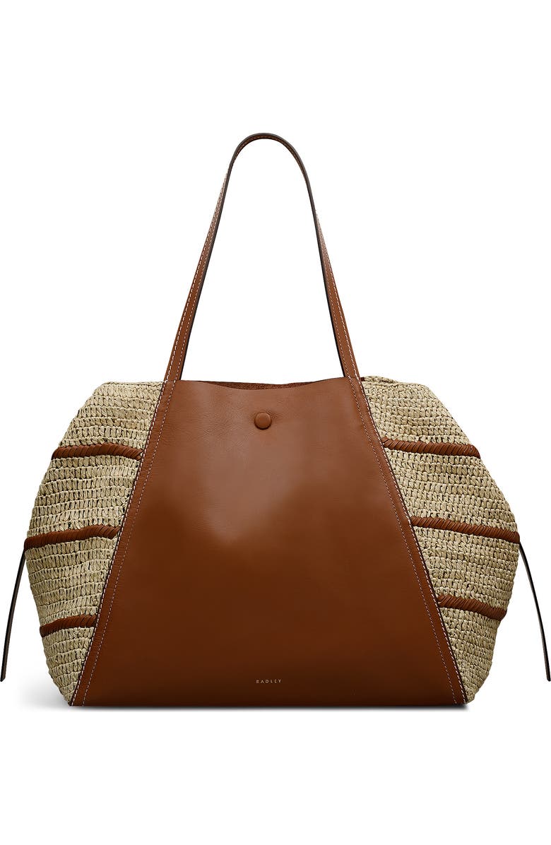 Radley The Delphine - Raffia Extra Large Open Top Woven Tote Bag, Main, color, Natural