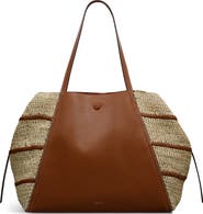 Radley The Delphine - Raffia Extra Large Open Top Woven Tote Bag