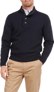 Barbour Patch Wool Quarter Zip Pullover