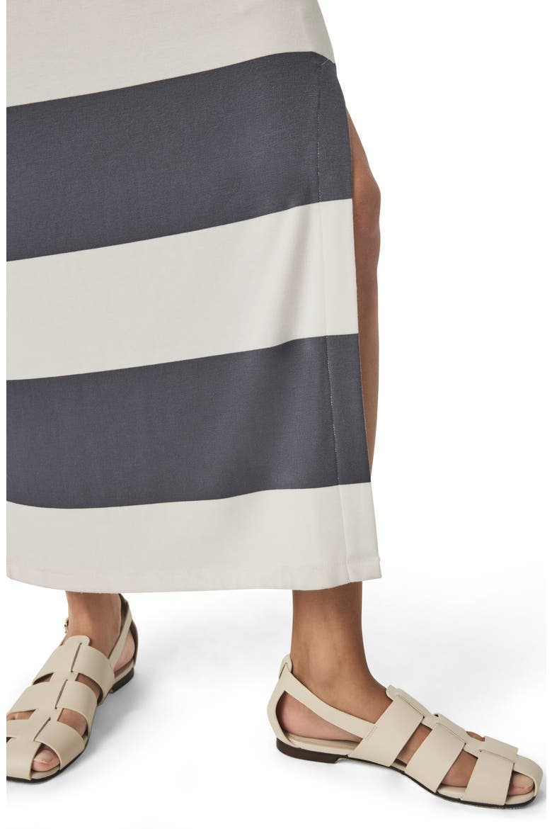 Jenna Stripe Tank Dress, Alternate, color, WHITE/ INK