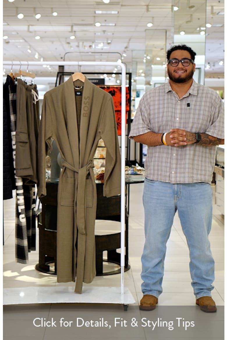 Waffle Cotton Blend Robe video