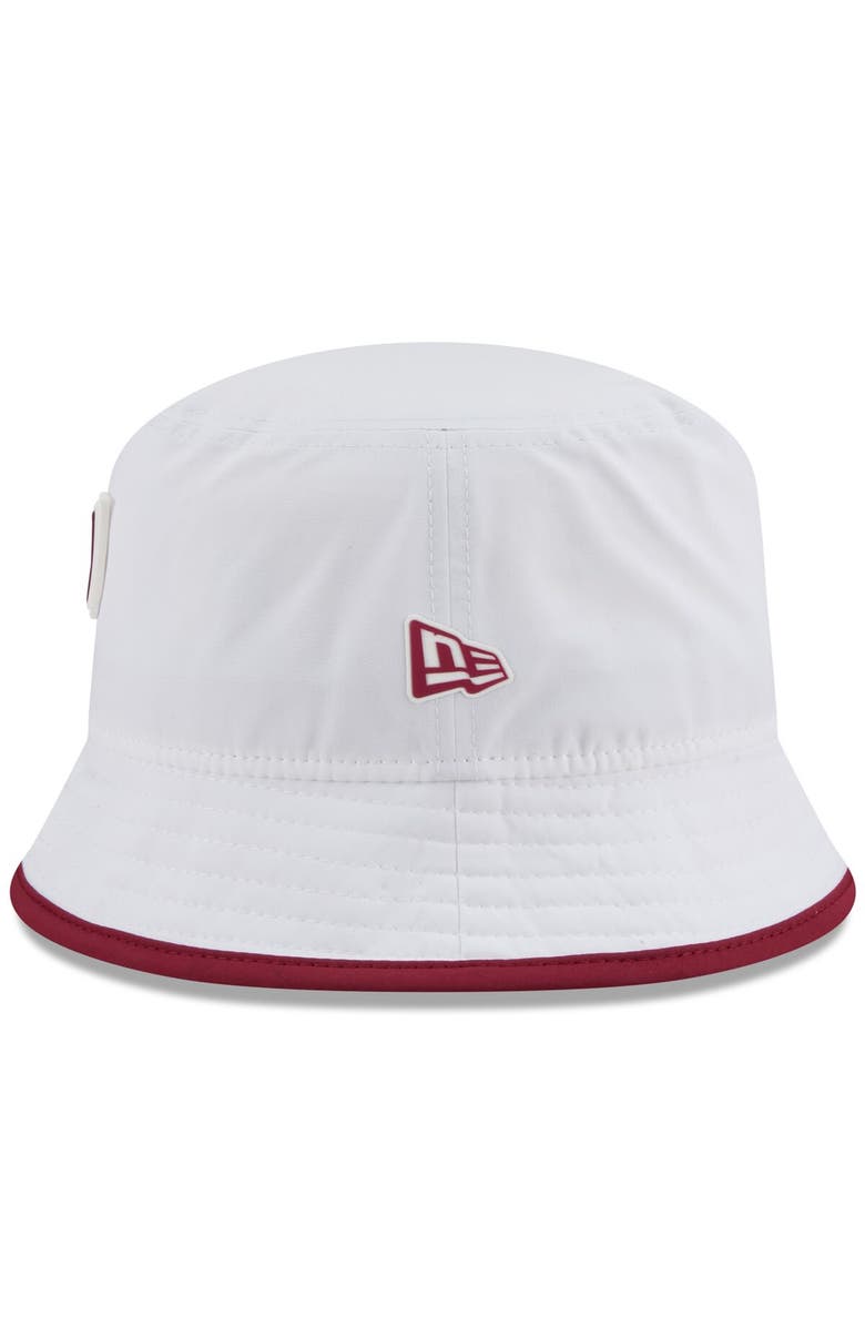 New Era Men's New Era  White Washington Commanders 2025 NFL Training Camp Stretch Bucket Hat, Alternate, color, 