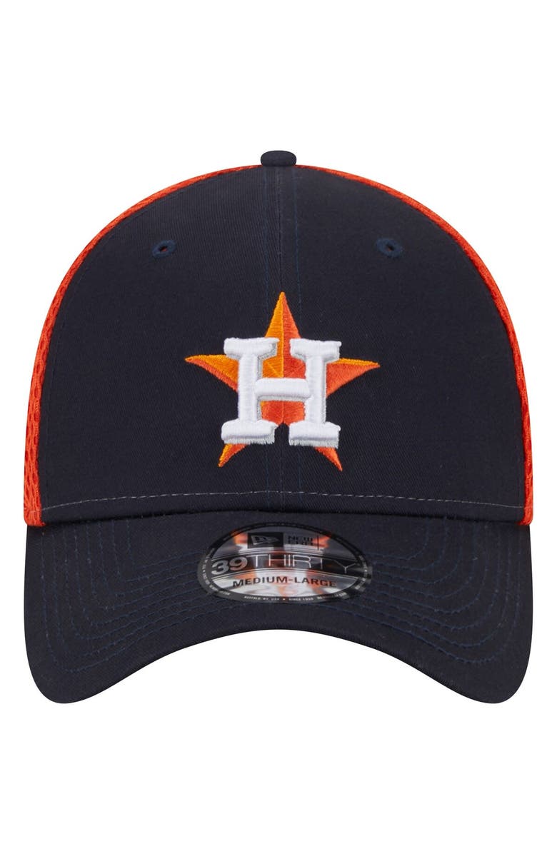 New Era Men's New Era Navy Houston Astros Team Neo 39THIRTY Flex Hat, Alternate, color, Navy