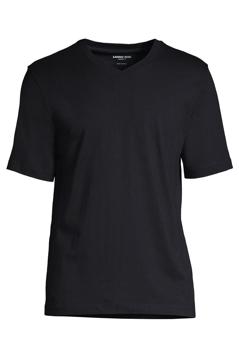 Super-T Short Sleeve V-Neck T-Shirt, Alternate, color, Black